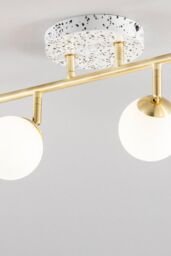BHS Lighting Lott Spotlight Bar Ceiling Light in Gold - thumbnail 3