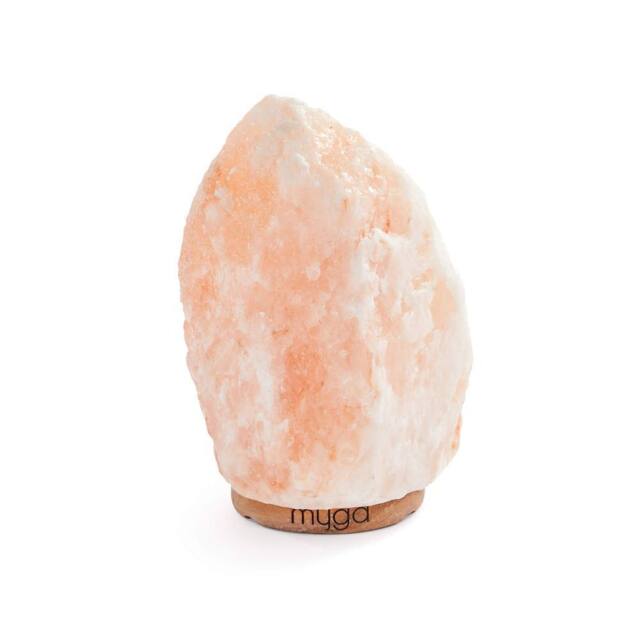Myga Himalayan Salt Lamp in Pale Orange - Size: Medium - image 1
