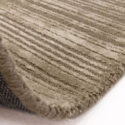 The Rug Shop UK Green Handmade Wool Modern Plain Striped Easy To Clean Area Rug - Size: 160 cm x 230 cm - thumbnail 6