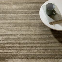 The Rug Shop UK Green Handmade Wool Modern Plain Striped Easy To Clean Area Rug - Size: 160 cm x 230 cm - thumbnail 3