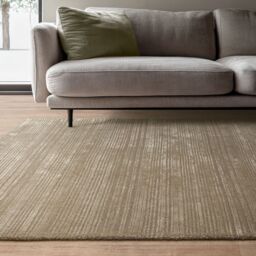 The Rug Shop UK Green Handmade Wool Modern Plain Striped Easy To Clean Area Rug - Size: 160 cm x 230 cm - thumbnail 2
