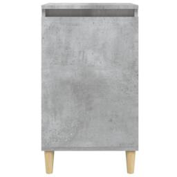 Berkfield Home Classic Bedside Cabinet Concrete Grey 40x35x70 cm Engineered Wood - Size: 40 x 35 x 70 cm - thumbnail 5