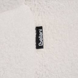 Wyld and Coco Off-White Boucle Pouffe 60 x 60 cm in White - thumbnail 6