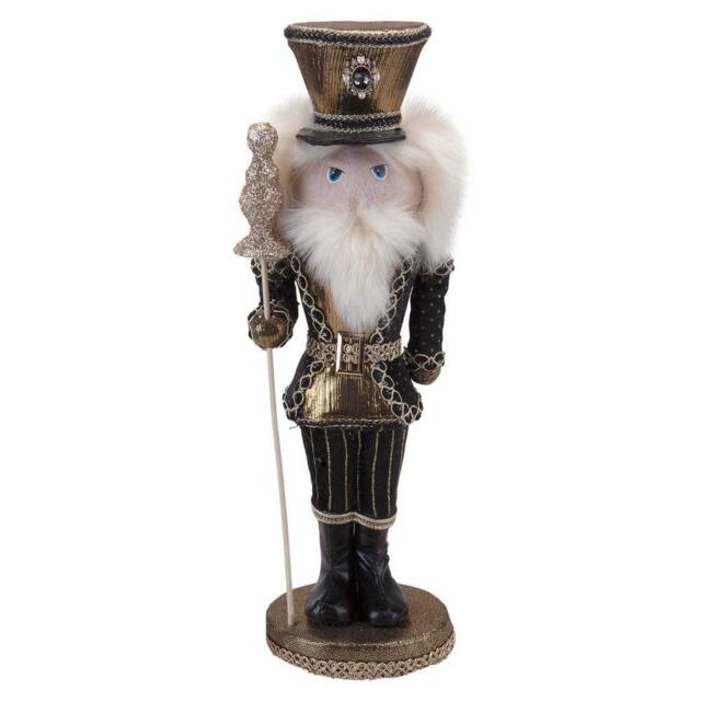 VFM e-Store Christmas Nutcracker Decoration 41cm x 13cm Black X 1 - Size: 41 cm x 13 cm - image 1