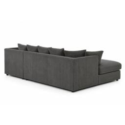 SNUG FURNITURE BIRMINGHAM LTD Camden Jumbo Cord Left Hand Corner Sofa Set in Grey - thumbnail 2