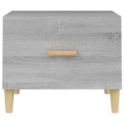 Berkfield Home Coffee Table Grey Sonoma 50x50x40 cm Engineered Wood - Size: 50 x 50 x 40 cm - thumbnail 6