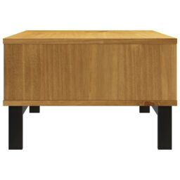 Berkfield Home Coffee Table FLAM 100x50x32.5 cm Solid Wood Pine in Brown - thumbnail 5