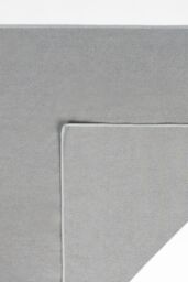 OHS Plain Microfibre Quick Dry Beach Towel Bathroom in Charcoal - thumbnail 3