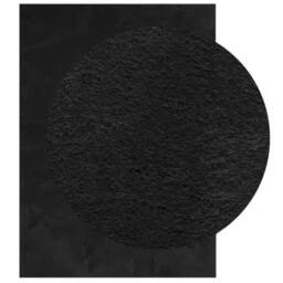 Berkfield Home Rug HUARTE Short Pile Soft & Washable Black 160x230 cm - Size: Medium - thumbnail 1