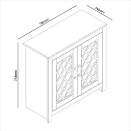 GFW Tiverton Shoe Cabinet in Grey - thumbnail 6