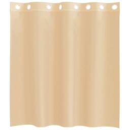 Berkfield Home Voile Curtains with Grommets 2 pcs Sand in Tan - thumbnail 4