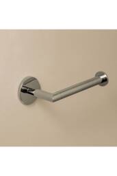 Cosmic Right Toilet Roll Holder, Chrome, Hidden Fixings, Start Collection in Grey - thumbnail 2