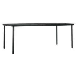 Berkfield Home Decorative 9 Piece Garden Dining Set Brown & Black - thumbnail 5