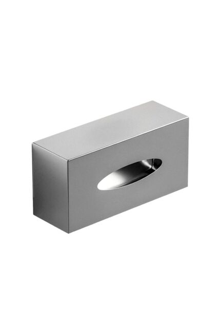 Cosmic Tissue Box Cover, Steel, Free-standing, Collection Architect S+ in White - image 1