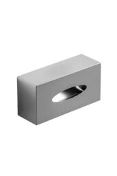 Cosmic Tissue Box Cover, Steel, Free-standing, Collection Architect S+ in White
