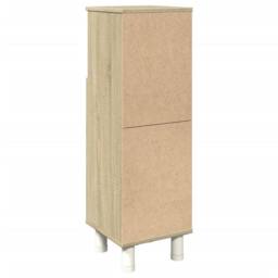 Berkfield Home Bathroom Cabinet Sonoma Oak 30.5x30x95 cm Engineered Wood in Light Brown - thumbnail 6