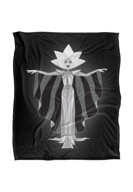 Cartoon Network Steven Universe White Diamond Dress Silky Touch Super Soft Throw Blanket 152 X 127 cm - image 1