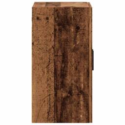 Berkfield Home Wall Cabinet Old Wood 60x31x60 cm Engineered Wood in Brown - Size: 60 x 31 x 60 cm - thumbnail 5