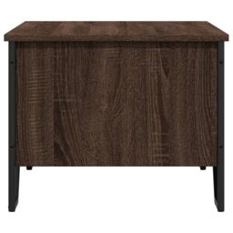 Berkfield Home Coffee Table Brown Oak 100x51x40 cm Engineered Wood - Size: 100 x 51 x 40 cm - thumbnail 6