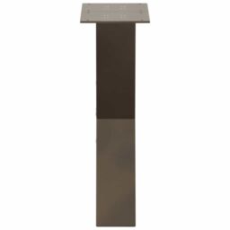 Berkfield Home Coffee Table Legs X-Shaped 2 pcs Natural Steel 28x(42-43) cm Steel in Brown - thumbnail 6