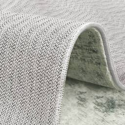 Marlow 160x230cm Non Slip Living Room Floor Rug Washable Carpet in Warm White - Size: 120 cm x 180 cm - thumbnail 7