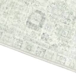 Marlow 160x230cm Non Slip Living Room Floor Rug Washable Carpet in Warm White - Size: 120 cm x 180 cm - thumbnail 6