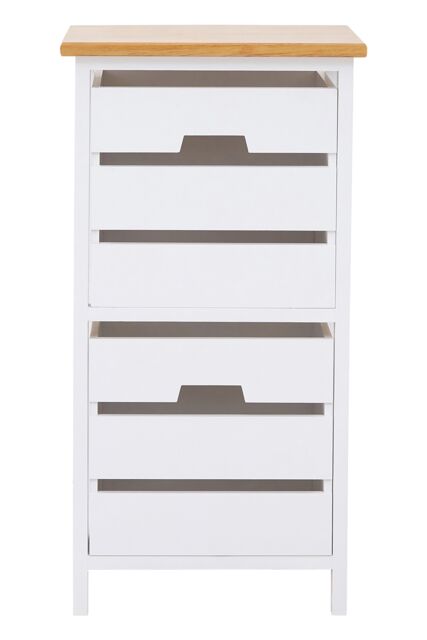Orsina Compact Design 2 Drawer Chest, Modern Design Chest Of Drawers For Livingroom, Minimalist Storage Chest in White - image 1