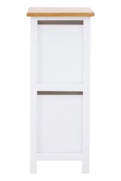 Orsina Compact Design 2 Drawer Chest, Modern Design Chest Of Drawers For Livingroom, Minimalist Storage Chest in White - thumbnail 3