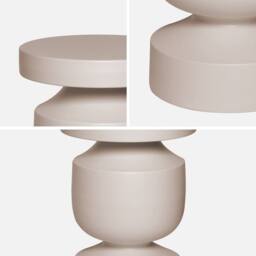 sweeek Metal side table in Cream - thumbnail 2