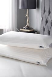 Relyon 100% Natural Latex Superior Comfort Slim Latex Pillow in White - thumbnail 2