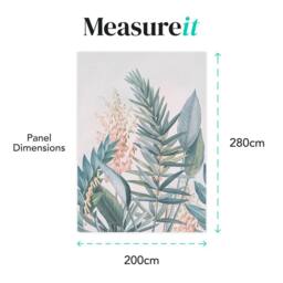 Superfresco Easy Flora & Fauna Pink Duck Egg Print To Order 3m x 2.8m Mural - thumbnail 4