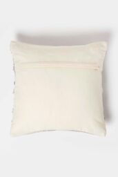 Homescapes Fyn Handwoven Braided Beige & Grey Kilim Cushion - Size: 45 cm x 45 cm - thumbnail 3