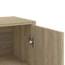 Berkfield Home Sideboards 3 pcs Sonoma Oak 60x31x84 cm Engineered Wood in Light Tan - Size: 60 x 31 x 84 cm - thumbnail 7