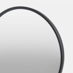 OHS Round Wall Mounted Bathroom Dressing Mirror in Black - thumbnail 5