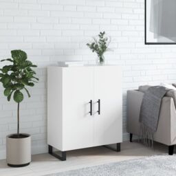 Berkfield Home Sideboard White 69.5x34x90 cm Engineered Wood - thumbnail 1