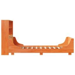 Berkfield Home Bookcase Bed without Mattress Wax Brown 100x200 cm Solid Wood - thumbnail 7