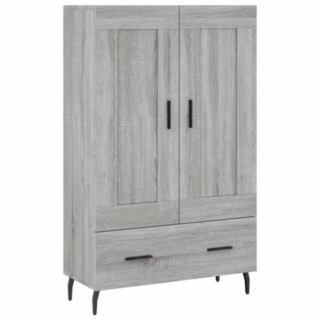 Berkfield Home Highboard Grey Sonoma 69.5x31x115 cm Engineered Wood - image 1