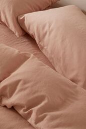 Martex Touch of Linen Housewife Pillowcase Pair in Pale Pink - thumbnail 3