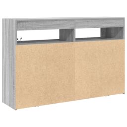 Berkfield Home Sideboard Grey sonoma Engineered wood 116 x 30 x 75 cm Sideboard - thumbnail 8