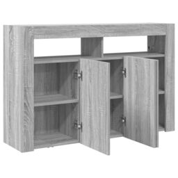 Berkfield Home Sideboard Grey sonoma Engineered wood 116 x 30 x 75 cm Sideboard - thumbnail 5