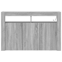 Berkfield Home Sideboard Grey sonoma Engineered wood 116 x 30 x 75 cm Sideboard - thumbnail 6