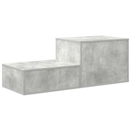 Berkfield Home Storage Cabinet Concrete Grey 118x41x40 cm Engineered Wood - Size: 118 x 41 x 40 cm - thumbnail 9