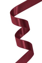 Neel Blue Double Sided Satin Polyester Ribbon Roll, 6mm x 25 Metres in Burgundy - thumbnail 3