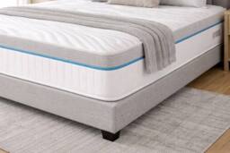 Nexus Mattresses Ltd Hybrid Memory Foam Pocket Spring Mattress - 25cm in White - Size: Double - thumbnail 2