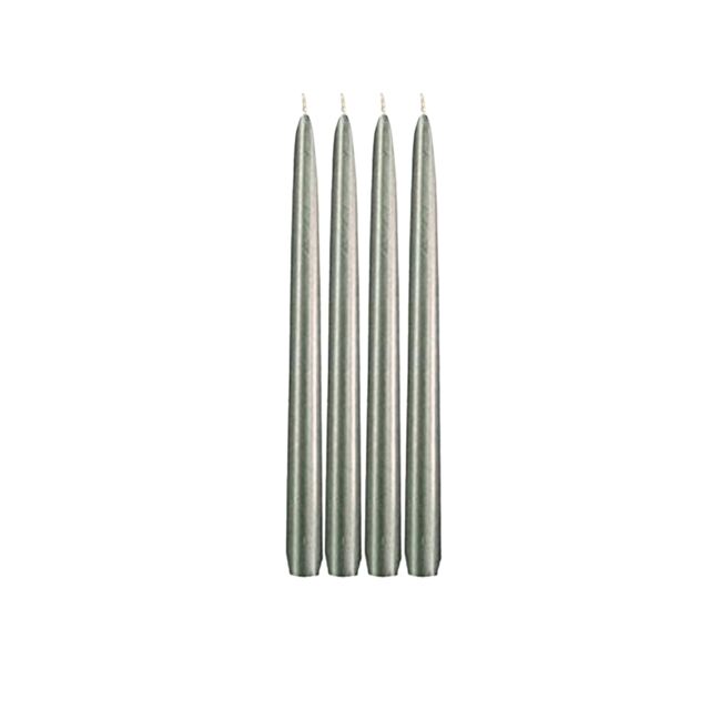Prices Candles Venetian Candles (Pack Of 10) in Silver - image 1