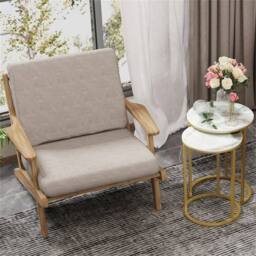 KORVIXA End Side Table Gold&White Stacking in White - Size: 0.6m2 - thumbnail 4