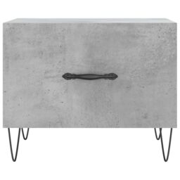 Berkfield Home Coffee Table Concrete Grey 50x50x40 cm Engineered Wood - Size: 50 x 50 x 40 cm - thumbnail 5