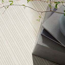 The Rug Shop UK Cream Modern Abstract Polyester Easy To Clean Latex Back Ivory Area Rug - Size: 240 cm x 300 cm - thumbnail 7