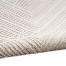 The Rug Shop UK Cream Modern Abstract Polyester Easy To Clean Latex Back Ivory Area Rug - Size: 240 cm x 300 cm - thumbnail 6