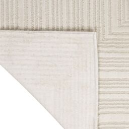 The Rug Shop UK Cream Modern Abstract Polyester Easy To Clean Latex Back Ivory Area Rug - Size: 240 cm x 300 cm - thumbnail 9
